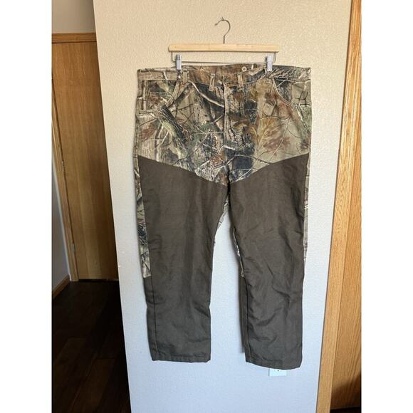 Wrangler Pro Gear Camo Brush Pants Men’s Size 46 x 30 Realtree Hunting Outdoors - Picture 1 of 5